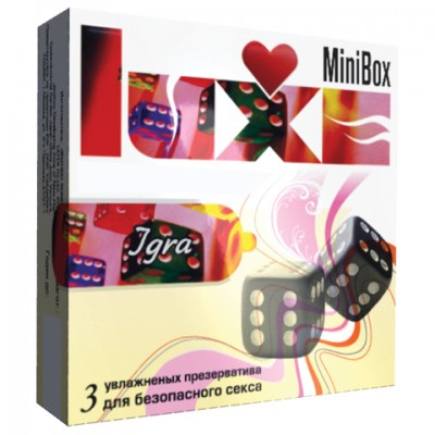 Презервативы ребристые "Игра Luxe Mini Box №3"