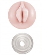 Помпа вакуумная для пениса PUMP X7 с мини-вагиной и вибратором, 20x5,5 см.