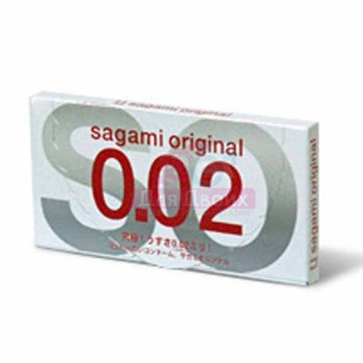 Полиуретановые японские презервативы Sagami Оriginal 0.02 (2 шт)