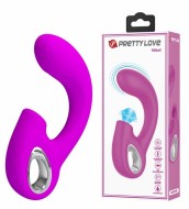 Вибратор для стимуляции клитора и точки G с USB-зарядкой PRETTY LOVE SibeL