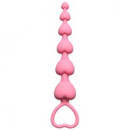 Анальная цепочка "Heart's Beads" (15 см)
