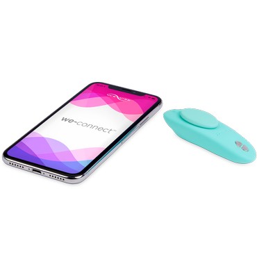 Вибростимулятор клитора в трусики &quot;We-Vibe Moxie&quot; (голубой)
