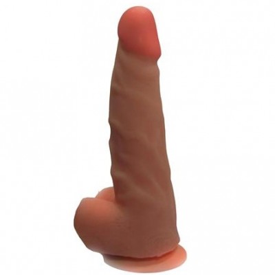 Фаллоимитатор на присоске из кибер-кожи